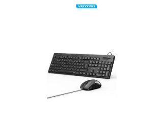 Žični set tastatura i miš VENTION crni 045486