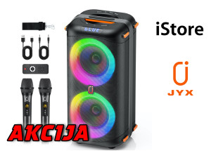 JYX T27-T Bluetooth Zvucnik - Karaoke (2x Mikrofon) Dual - AKCIJA