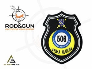 ČIČAK PATCH 3D 9X7CM  - 506 OSLOBODILAČKA BRIGADA -  ALPHA GEAR