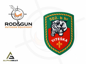 ČIČAK PATCH 3D 9X6 - 502 VITEŠKA BIHAĆKA BRIGADA - ALPHA GEAR