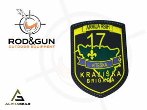 ČIČAK PATCH 3D 9X7 - 17. VITEŠKA KRAJIŠKA BRIGADA - ALPHA GEAR