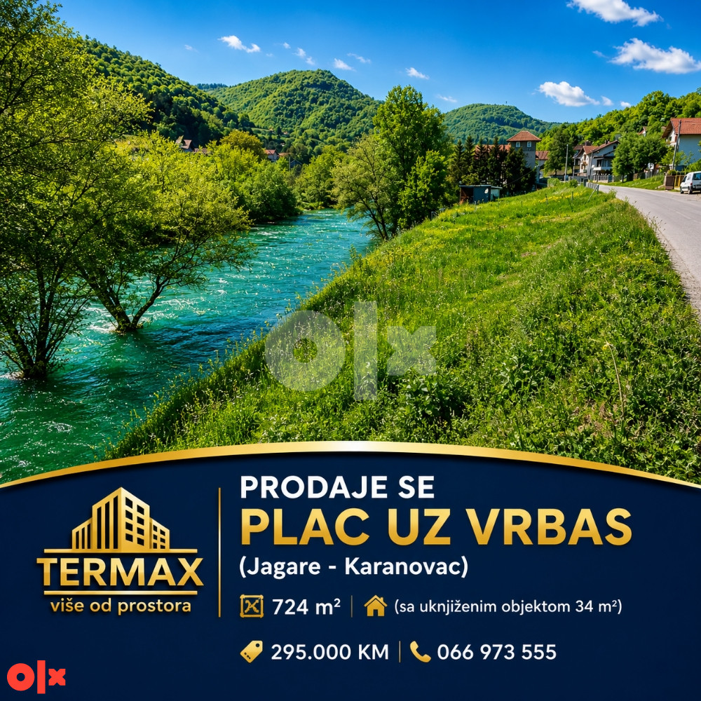 PRODAJA  - plac uz Vrbas Jagare - Karanovac 3