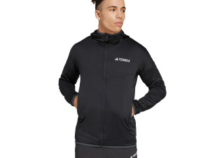 Dukserica ADIDAS TERREX Xperior Light Fleece Hooded Black