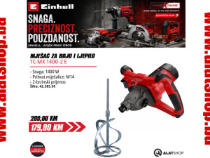 Einhell mješalica za boju i ljepilo TC-MX 1400-2 E