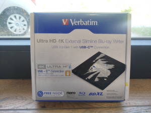 Verbatim Ultra HD 4K externi Slimline Blu-ray pisač