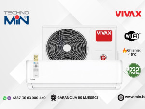 VIVAX ACP-24CH70AEMI PRO R32 klima 24-ka 7.03kW, A++, Wi-Fi -15C