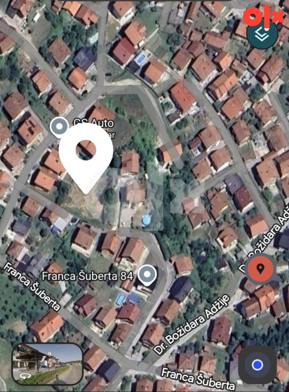 Plac 1100m2 Laus 2 kilometra od Centra Banja Luka