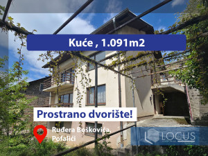 LOCUS: Dvije kuće na parceli 1.091m2, Pofalići