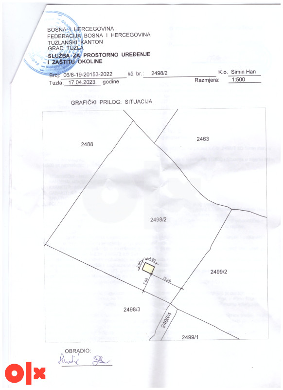 Zemljište, Simin Han, Tuzla 2.540 m2 16