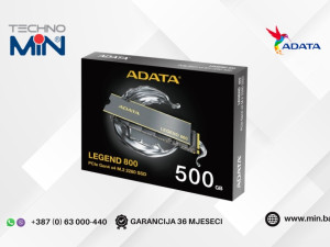 ADATA LEGEND 800 500GB M.2 NVMe PCIe Gen4 3500/2200MB/s