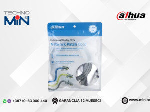 Dahua PFM972-6U-2 Mrežni Patch kabal Cat6 UTP 2m Sivi
