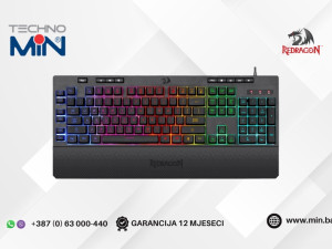 Redragon Shiva K512 RGB Membranska Gaming tastatura, Crna