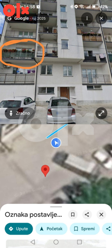 Dvosoban stan 60m2 3