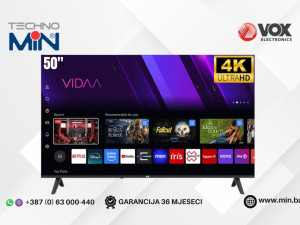 Televizor VOX 50VYU684 (2025) 50" 4K UHD Direct LED, VIDAA OS