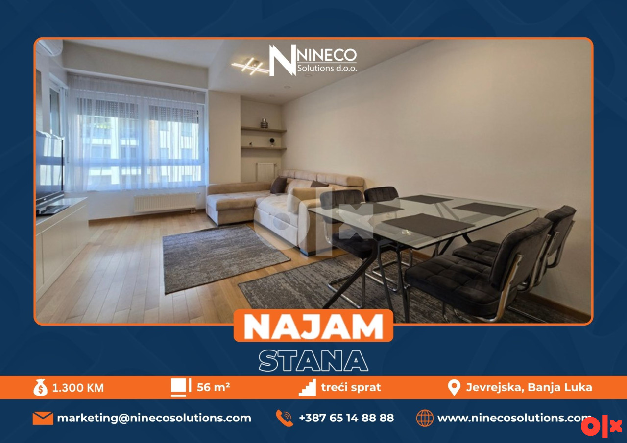 STAN SA GARAŽOM - CENTAR - BANJA LUKA - 56 m2