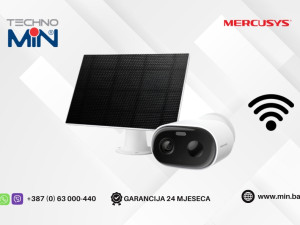 Mercusys MC410 KIT Solarna Wi-Fi kamera 2K AI sa solarnim panelom