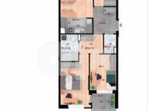 ČETVOROSOBAN STAN, 77,51m2, BUDZAK, USKORO USELJIV