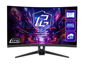 ASROCK MONITOR PG27FRS1A 27"CURVED, FHD, VA, 280hz1ms, 30...