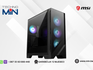 MSI MAG FORGE 320L Black Mid Tower Gaming kućište Mesh 2x USB 3.2
