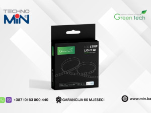 Green Tech LED traka 5m 180 LED/m 14.4W 24V 107lm/W 6500K IP20