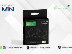 Green Tech LED traka 5m 180 LED/m 14.4W 24V 104lm/W 3000K IP20