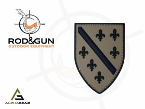 ČIČAK PATCH 3D 7X5CM - GRB BIH TAN - ALPHA GEAR