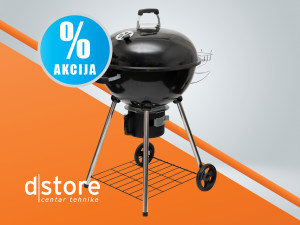 home Okrugli roštilj sa poklopcem na drveni ugal dstore