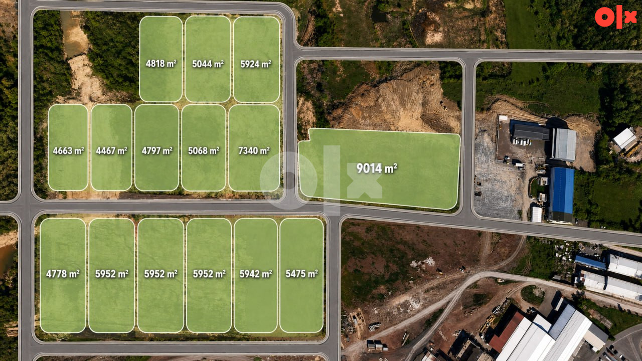 Građevinsko zemljište Banja Luka, Tunjice,parcele 5000 do 95000m2 2