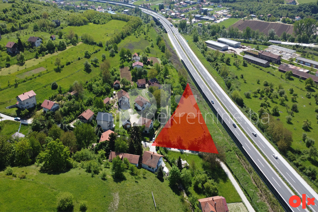 m2: Visoko / Parcela 2038m2 sa građevinskom markicom