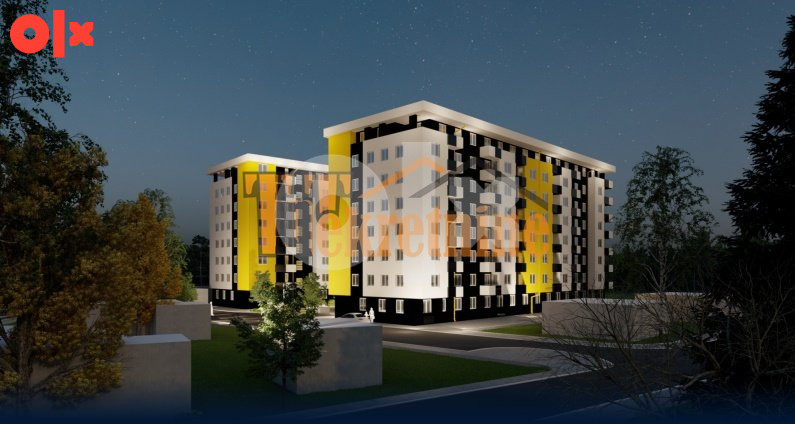 Dvosoban stan 43,76 m2 - Starčevica 2