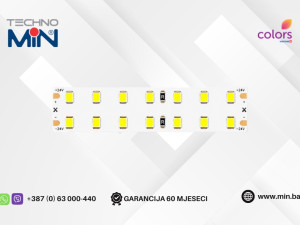 COLORS LED traka 5m 3000K 196 LED/m 2835 20.2W 24V 119lm/W IP20