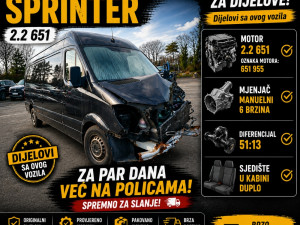 Mercedes Sprinter 2.2 651 / 2016 / DIJELOVI BA268