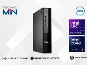 Dell Pro Micro QCM1250 Ultra 5 235T, 16GB RAM, 512GB SSD, Win 11