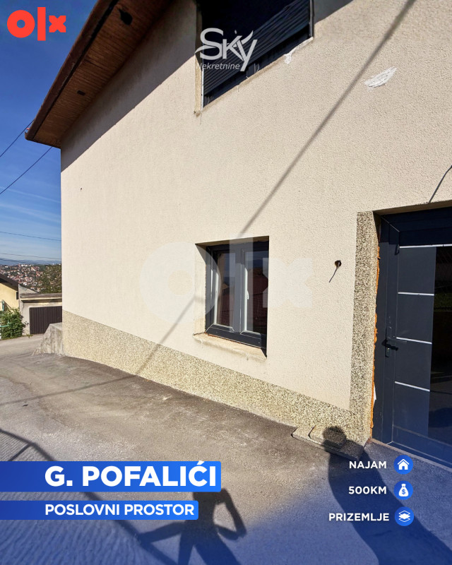 Poslovni prostor Sarajevo, Gornji Pofalići, 30m2 I SKY NEKRETNINE
