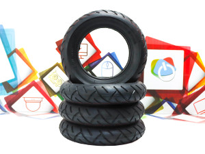 Vanjska guma za romobil 10 x 2.5 crna DOPER