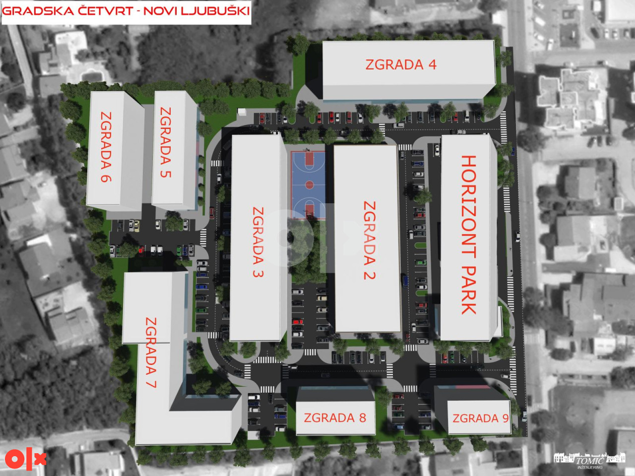 LUKSUZNI STAN 53.47m2 HORIZONT PARK - NOVI LJUBUŠKI 15