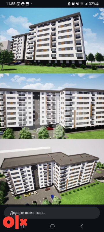 STAN U IZGRADNJI 47.83 m2 U BORIKU-NOVO NASELJE UZ VRBAS 2