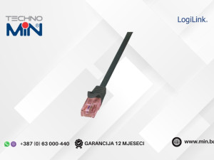 LogiLink CQ2093U PrimeLine CAT6 UTP Patch kabal 10m Crni