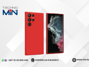 Samsung Galaxy S22 Ultra Silikonska maskica Crvena