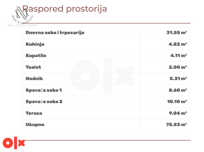 PALATA- Centar; uskoro useljiv stan od 75m2 3