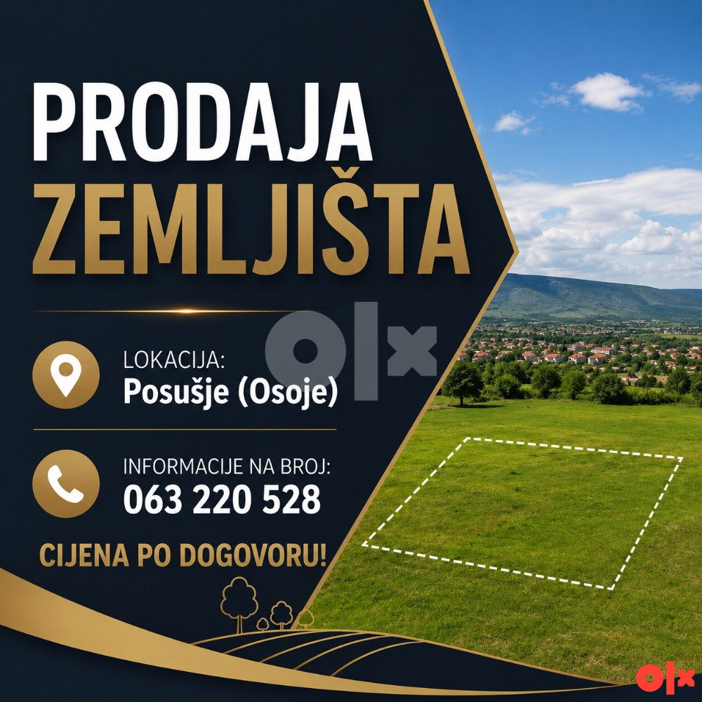 PRODAJA ZEMLJIŠTA - Posušje (OSOJE)