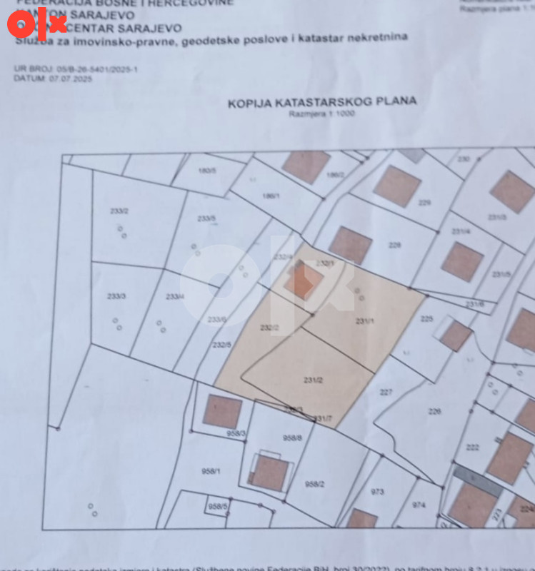 Zemljište Sarajevo - Centar 2