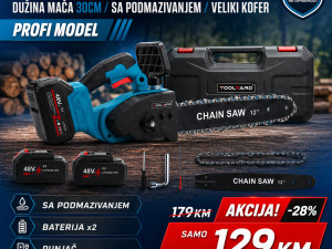 Aku motorna pila MAKITA XXL / Motorka velika na baterije