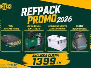 REFCO SET (VAKUM PUMPA ZA FREON, VAGA ZA FREON) RUKSAK GRATIS