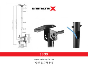 Stropni Nosač za TV SBOX stalak CPLB-9441 32-70"/50kg/400x400
