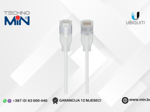 Ubiquiti 0.3m Ultra-thin Braided Patch Cable Cat6a 10 GbE