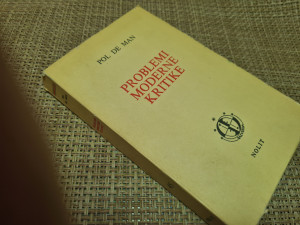 Problemi moderne kritike - Pol de Man