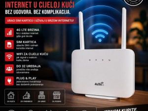 Wifi bežični ruter SIM KARTICA 4G/5G INTERNET AKCIJA POJAČIVAČ
