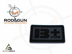 ČIČAK PATCH 3D PVC - KRVNA GRUPA B+ / ALPHA GEAR