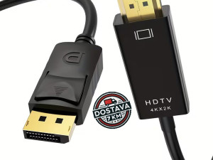 Kabal Displayport na HDMI 1.8m